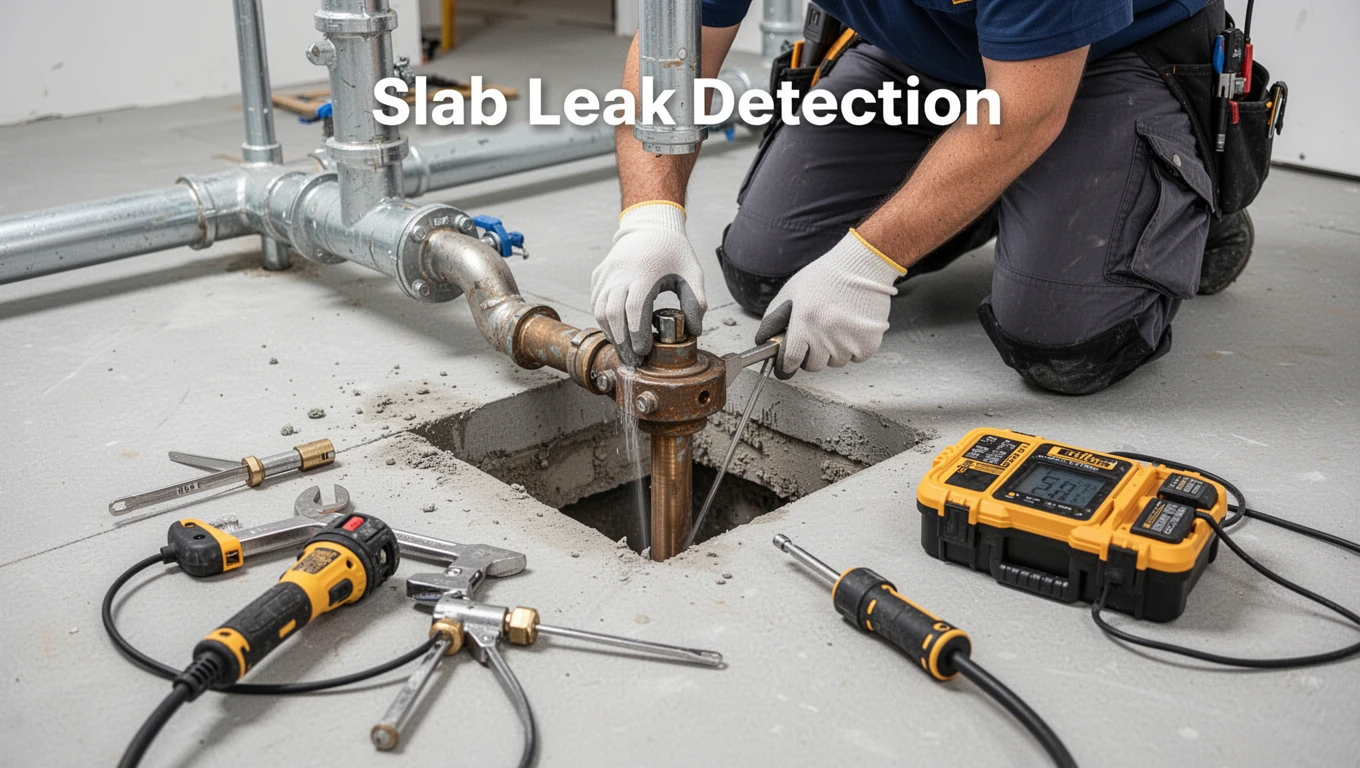 Slab Leak Detection